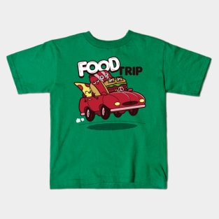 Funny Cute Original Kawaii Junk Food Road Trip Cute Meme For Foodies Kids T-Shirt